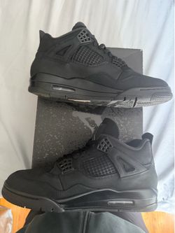 Black Cat Jordan 4’s