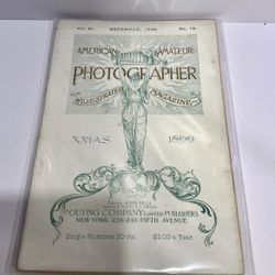 1899  American Amateur Photographer Vol XI Antique Magazines