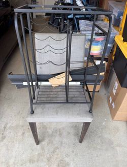 Free chair and wine rack