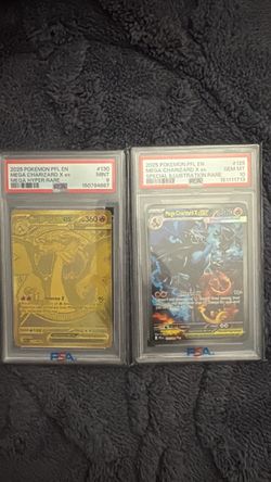 PSA Graded Mega Charizard X ex Pokemon Card Lot