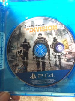 Tom clancy's the division for ps4 mint condition
