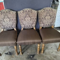 3 Older Chairs 