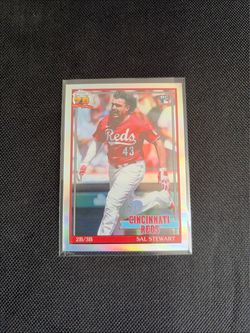 Topps 2026 Series 2 1991 Chrome Silver Pack Mojo Sal Stewart RC Refractor