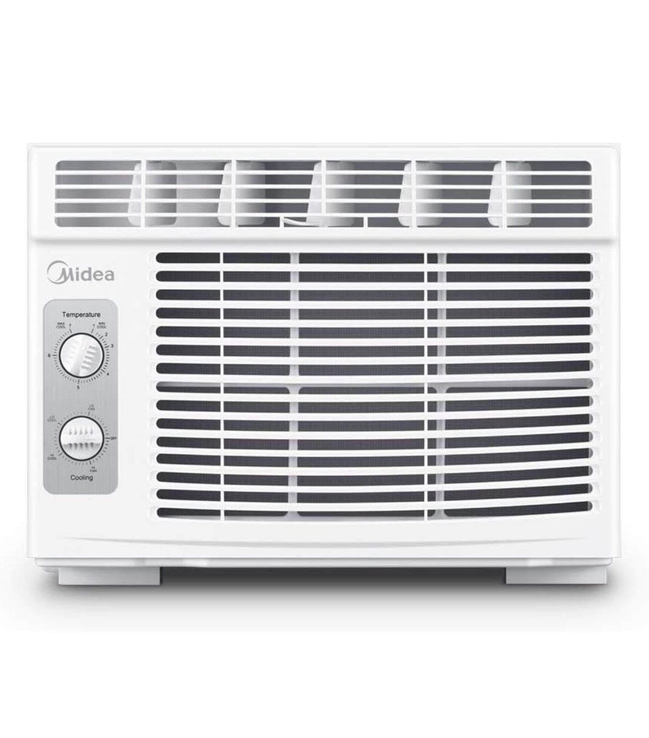 Midea 5,000 BTU EasyCool Small Window Air Conditioner - Cool up to 150 Sq. Ft. with Easy-to-Use Mechanical Controls and Reusable Filter, Perfect for S