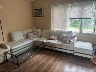 L-shaped living room set