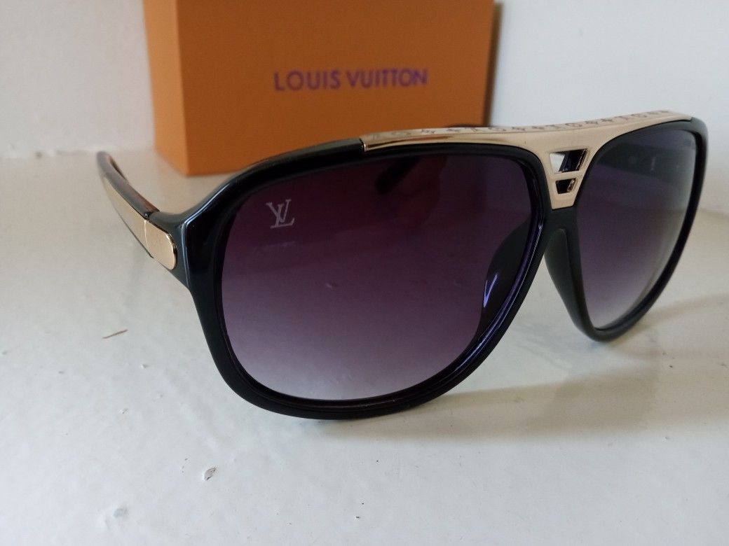 Gold Louis Vuitton Sunglasses