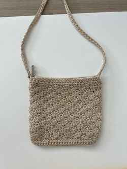 Vintage Island Planet Crochet Bag