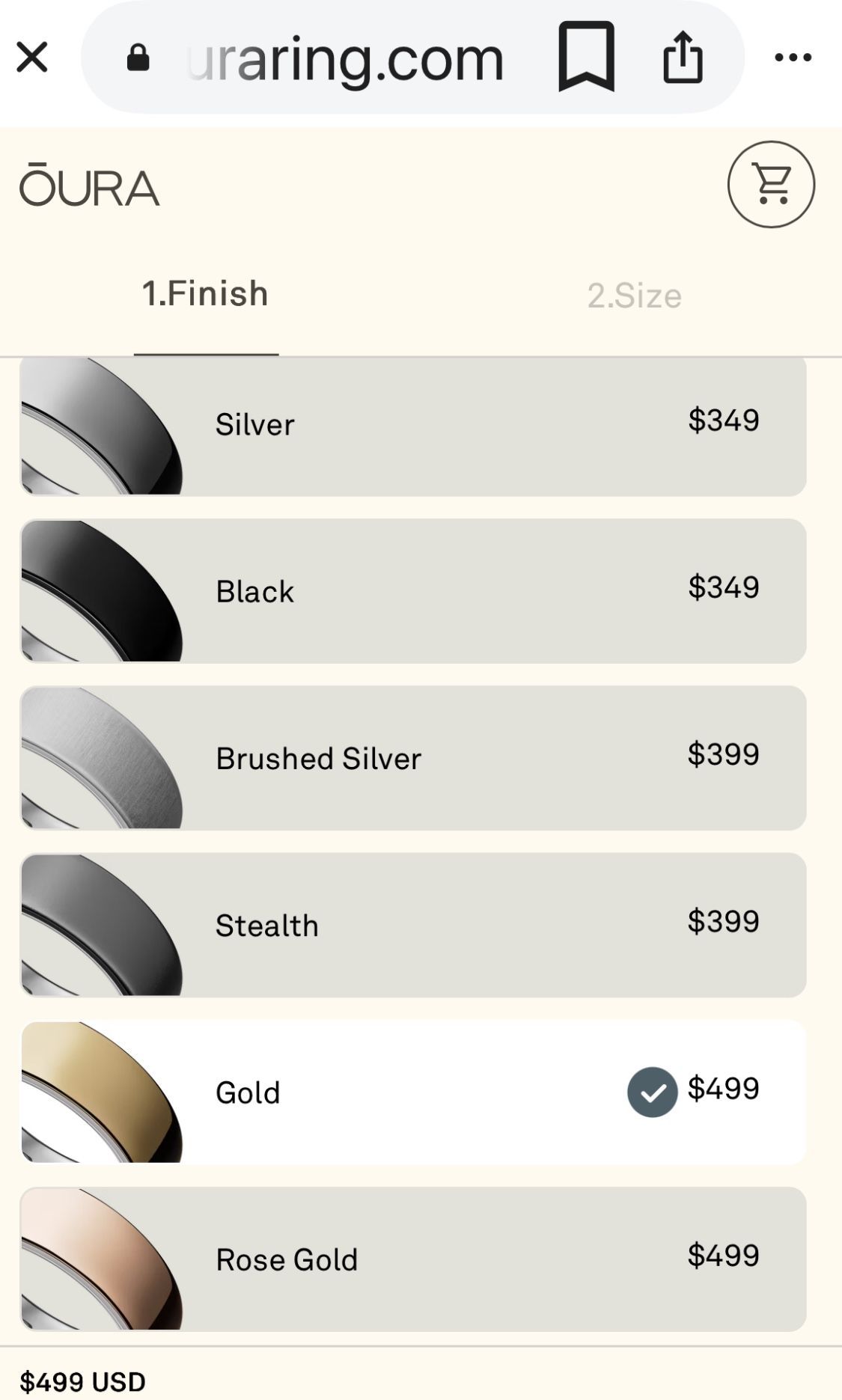 OURA RINGS 4 BRAND NEW IN BOX