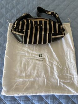 Kate Spade black and white purse with storage bag