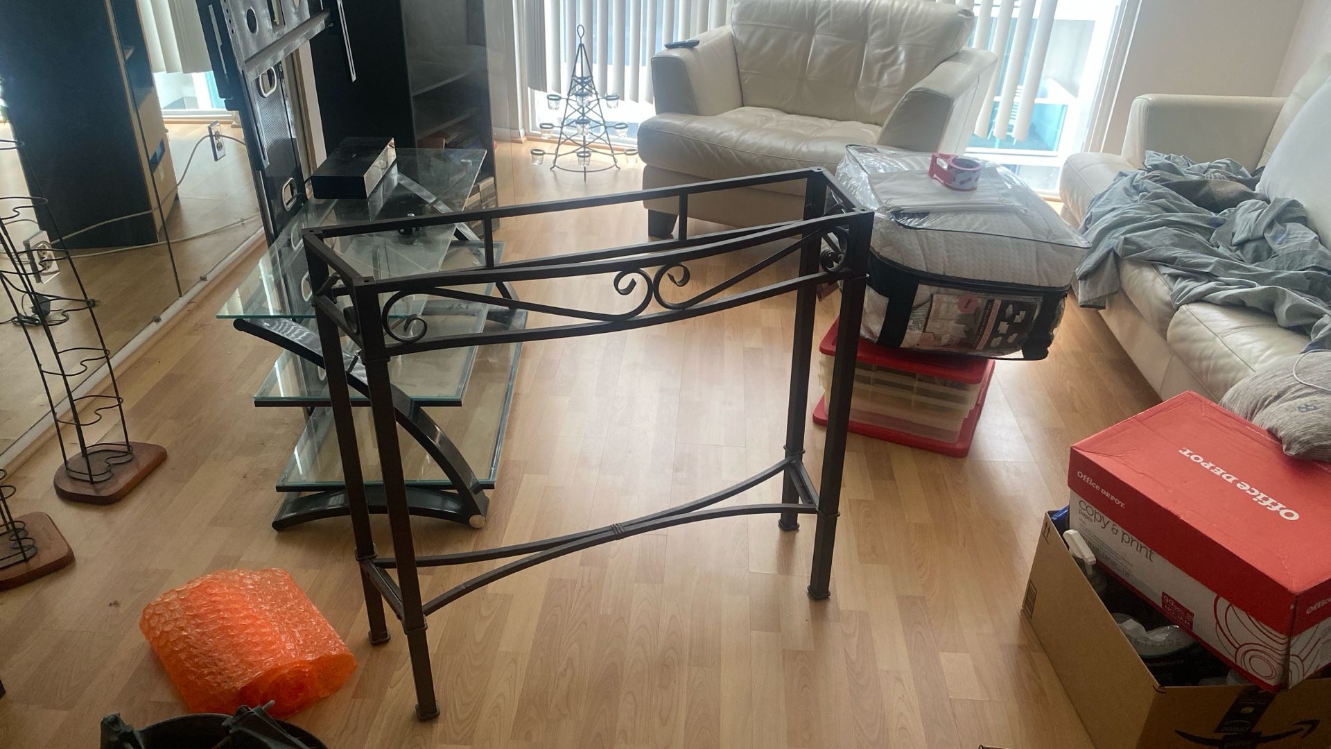 Console Table. Needs Glass