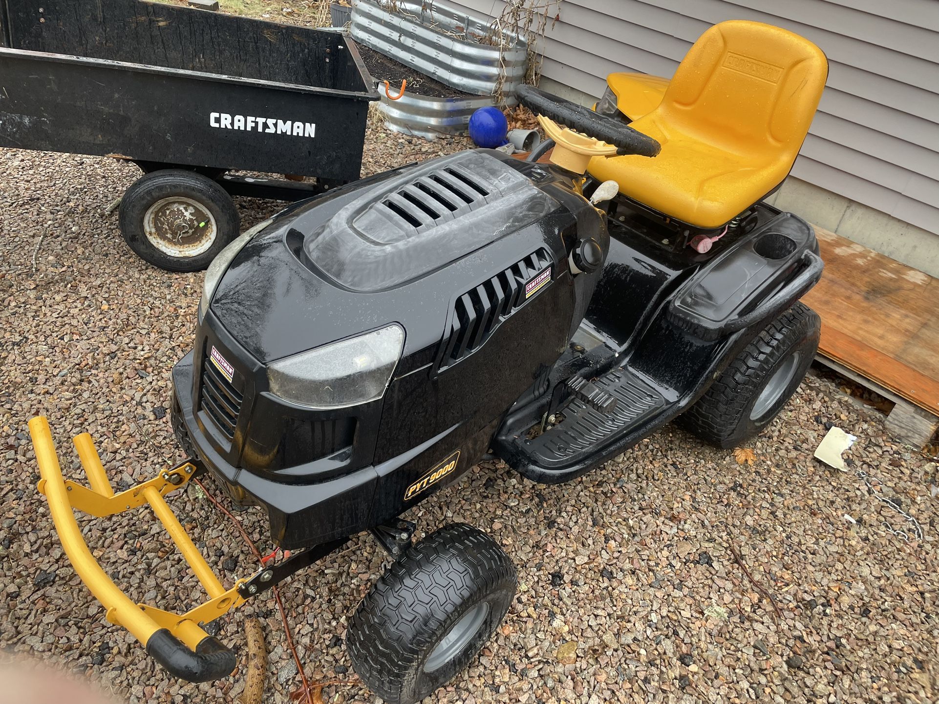 Free Craftsman Pyt 9000 Lawn Mower NO DECK Does Not Run for Sale in