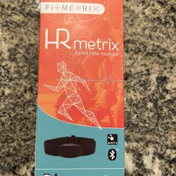 FitMetrix Heart Rate Sensor  fmX4 Bluetooth, App Compatible, Internal Memory, Heart Rate Monitor