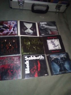 Cds of black death metal