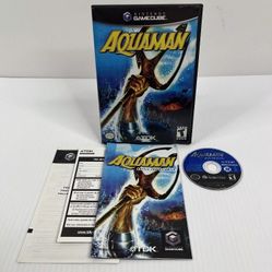 Aquaman: Battle for Atlantis (Nintendo GameCube, 2003) CIB Complete w/ Manual