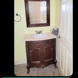 Vanity and Mirror ( price is firm)