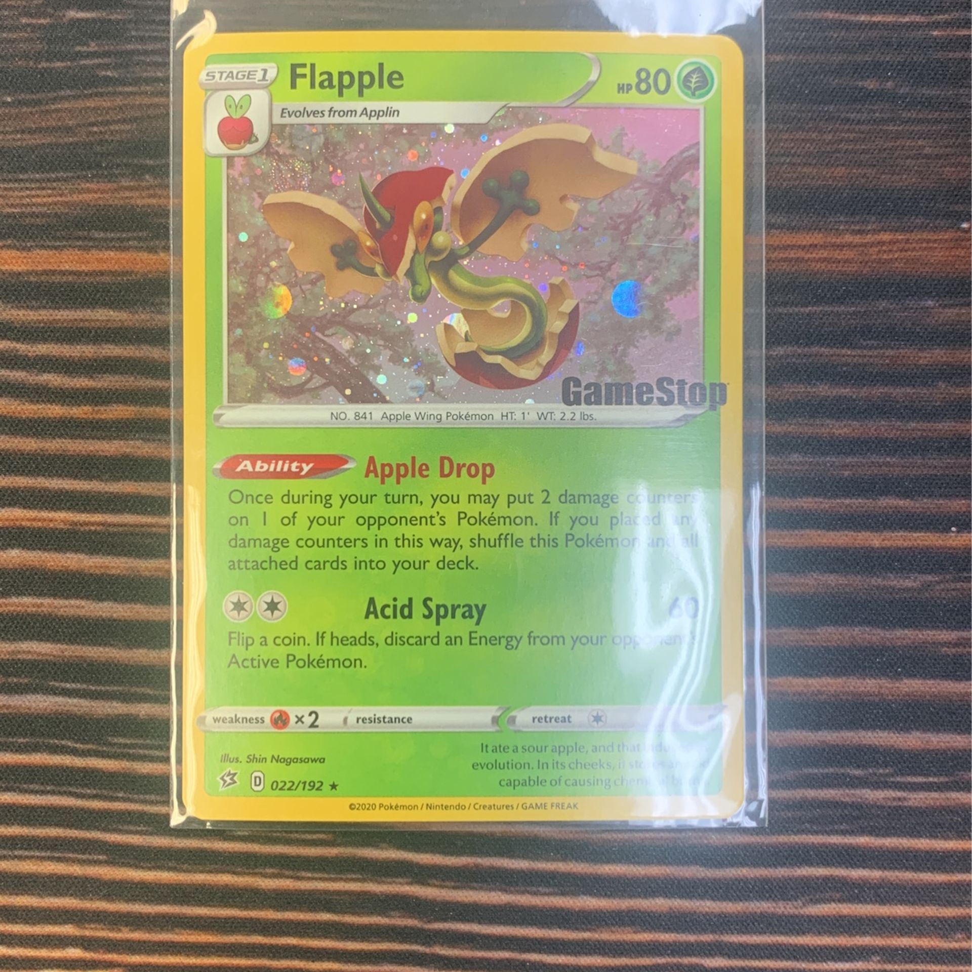 Flapple - 022/192 (Gamestop Exclusive) - Miscellaneous Cards & Products (MCAP) Pokemon Card Single