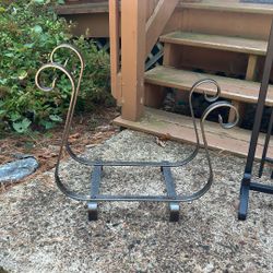 Enclume Hearth Fireplace Log Rack And Tools