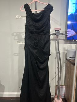 Black shimmer dress $25 size 14