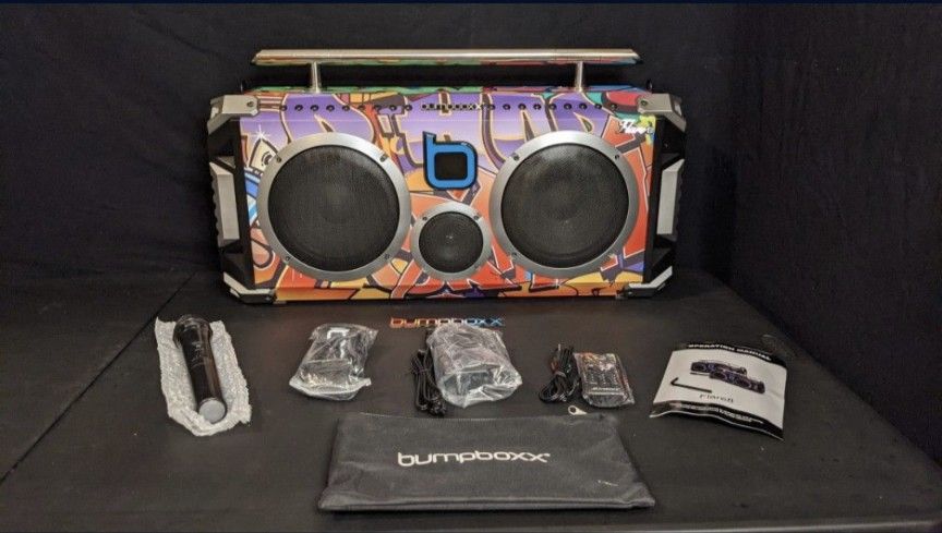 Limited Edition Graffiti Style Bluetooth Enabled Boombox