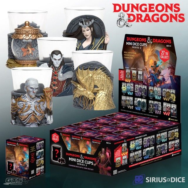 Dungeons & Dragons Mini Dice Cups Series 2