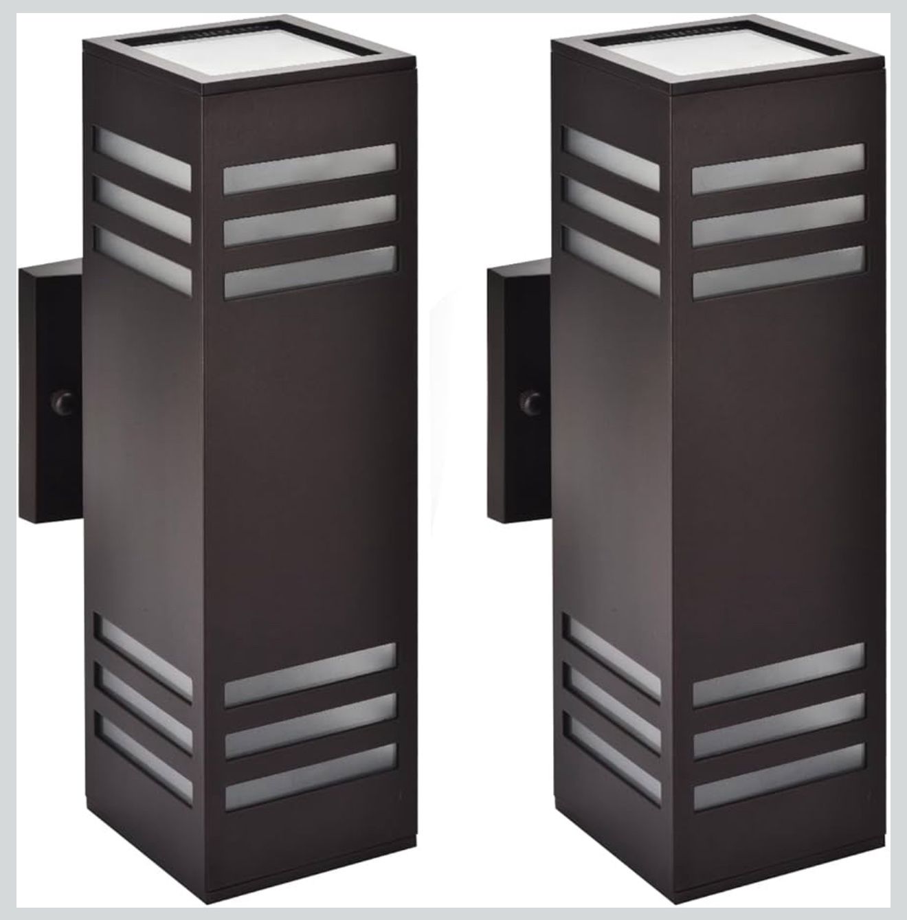 2 Pack, Outdoor Wall Lights Dusk to Dawn