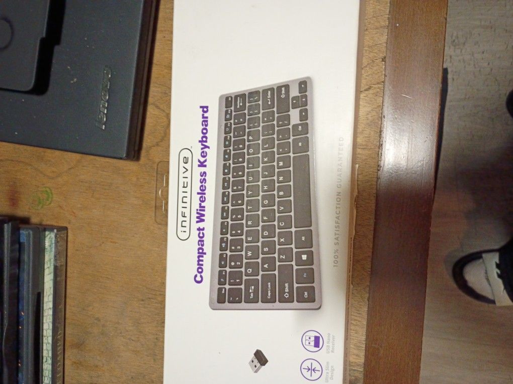 Infinitive Bluetooth Wireless Keyboard New But Has Been Opened.