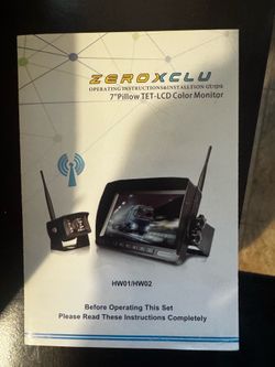 Zeroxclu backup camera