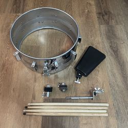Drum parts, Cowbell, Clutches, Sticks