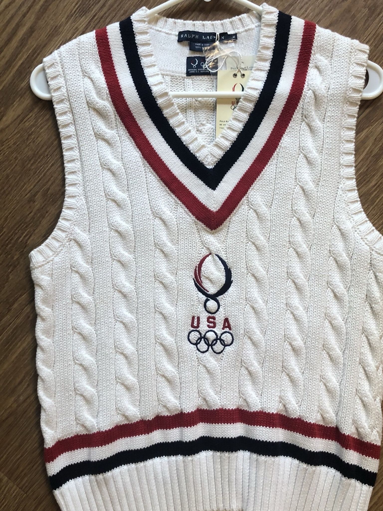 Ralph Lauren 2008 Official Olympic Games Medium Sweater Vest