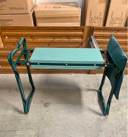 Heavy Duty Gardening Bench for Kneeling, Sitting Folding 2 in 1 Chair and Stool, Outdoor Knee Pads G