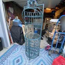  Portuguese Bird Cage Wine Rack/Bar Free Standing 