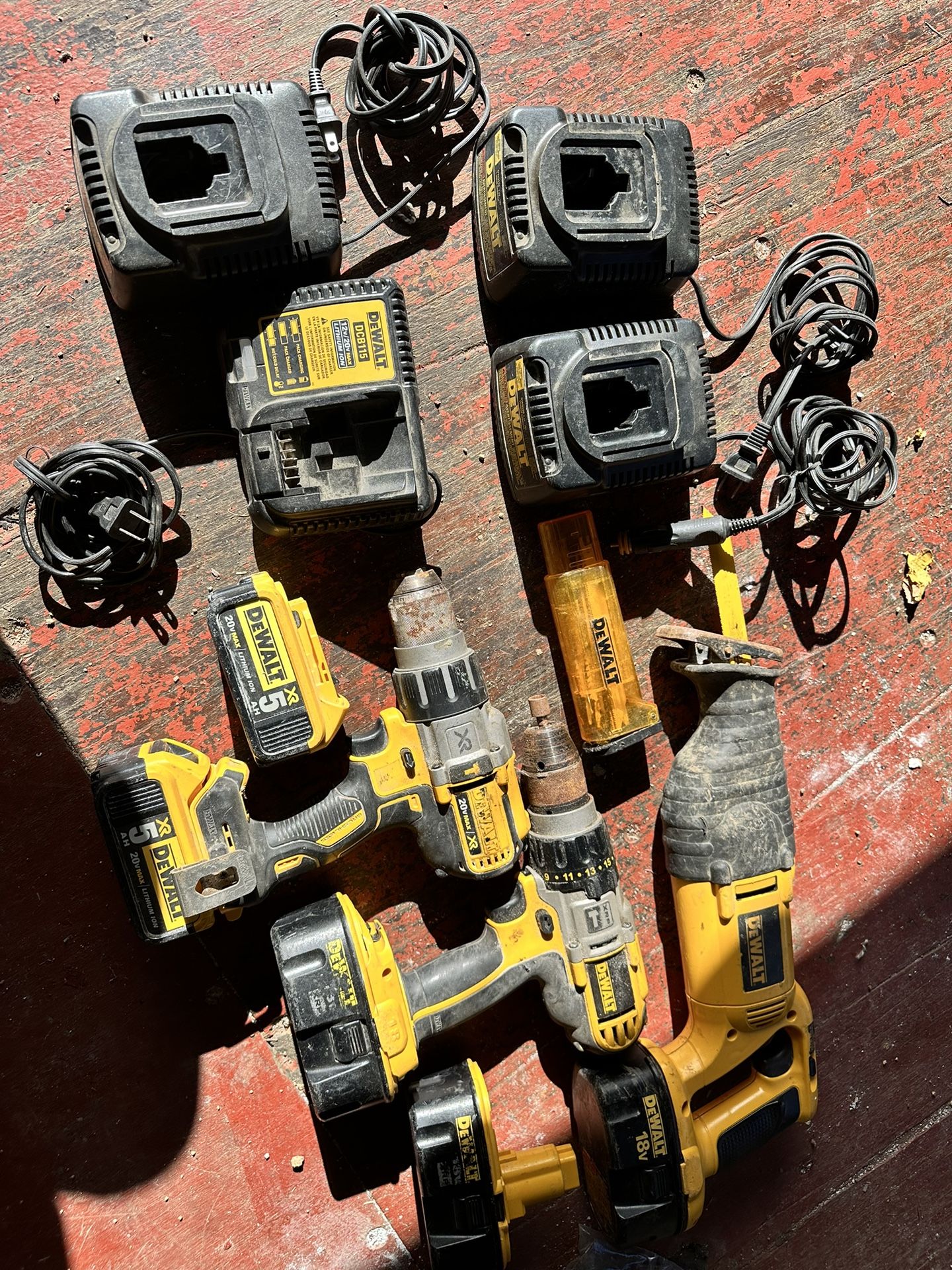 Dewalt Hammer Drills/Sawzall Combo Set