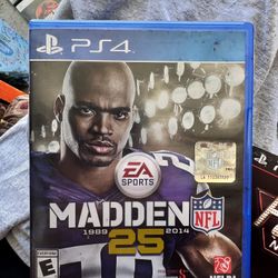 PS4 Madden 25 Complete Excellent Condition