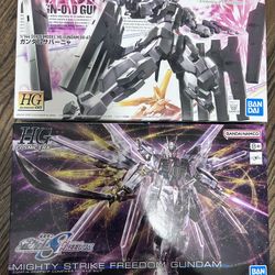 Bandai 1/144 HG Gundam 00 Zabanya Mighty Strike Freedom Seed S Destiny Model Kit