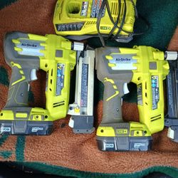 Royabi 2 Nailers Works Good with Batteries And Charger