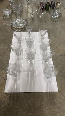 Vintage Crystal Wine Cup