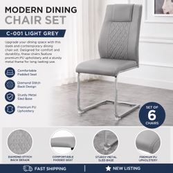 6 dining chairs