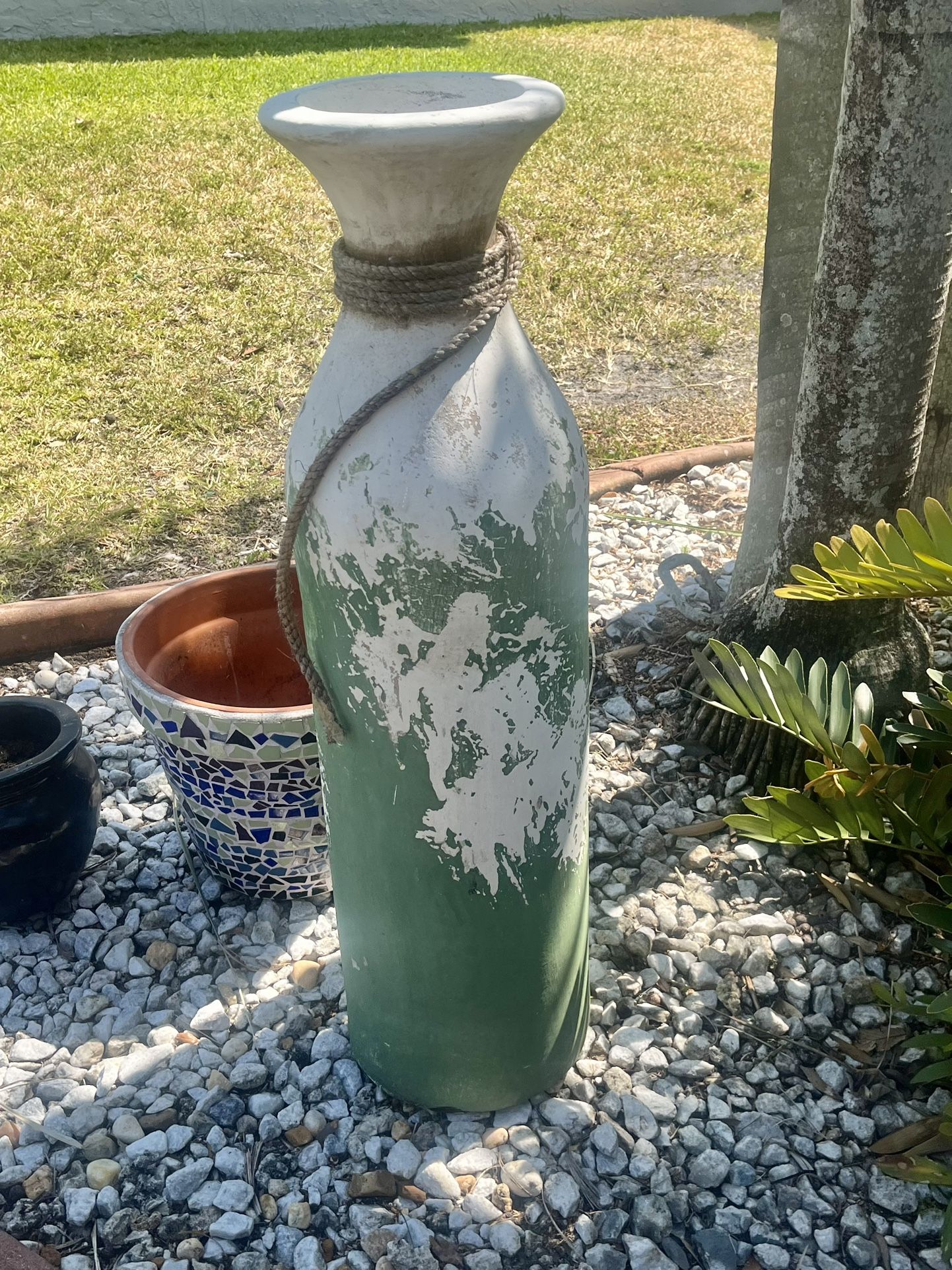 Outdoor Garden Vase Decor 40”