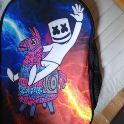 Kids Bookbag With Marshmallow Character