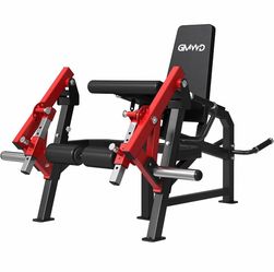 GMWD Leg Extension and Curl Machine, Single Leg Extension, Lying Leg Curl, Standing Leg Curl, Adjustable Leg Exercise Bench with Plate Loaded, Leg Mac