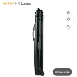 Plano Jumbo Airliner Telescoping Rod Case Extends to 112" Black