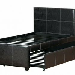 Twin Size Bed W/trundle