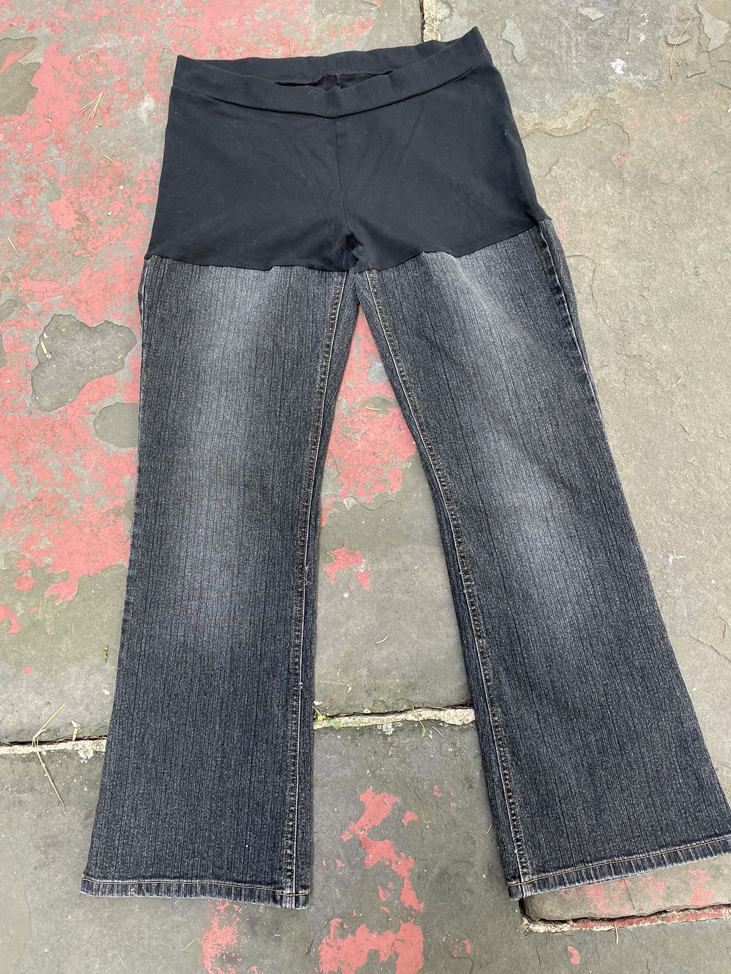 Women’s Boot, Cut, Distressed Jeans With Stretch Waistline