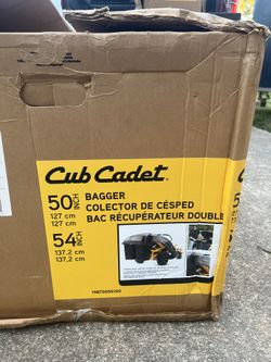Cub Cadet 50in and 54in Zero Turn Lawn Mower Double Bagger