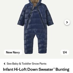 Patagonia Snow Suit Bunting Like New 3-6 Month But Fits 9 Months