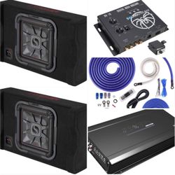 New Full Bass Package Kicker L7t 12” Installed Fit Single And Crew Cab Trucks