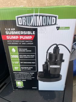 Submersible water pump