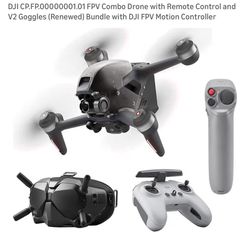 DJI FPV Drone Bundle w/ Backpack, Guards & Extra Props – Excellent Condition 