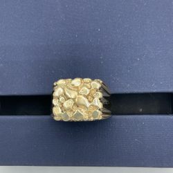 Gold Nugget Ring 