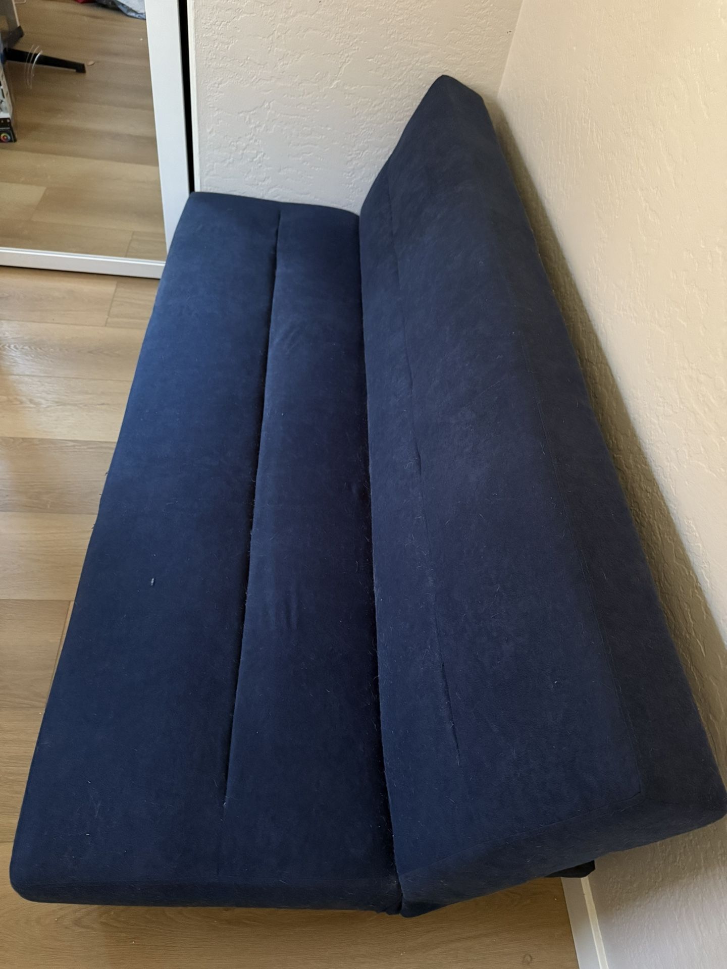 Like New Blue Futon